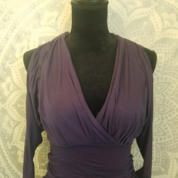 Sexy purple cocktail dress - Picture 2 of 5